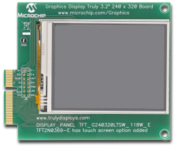 Graphics Display Truly 3.2 240x320 Board