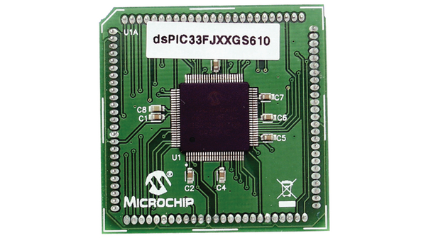dsPIC33FJ64GS610 Plug-In-Module